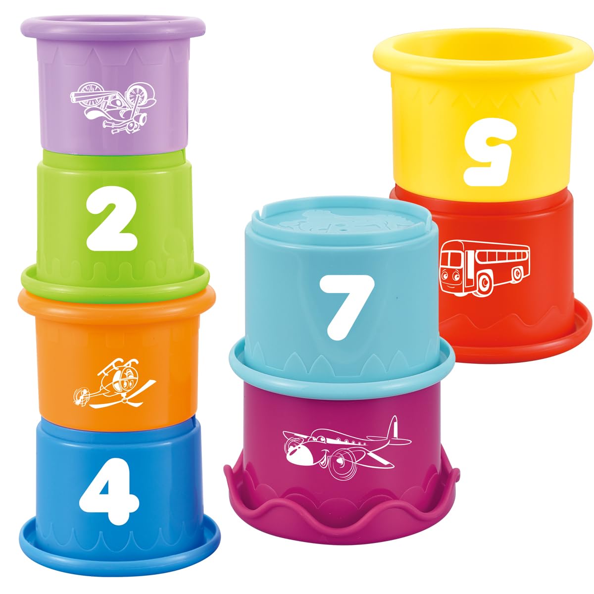Cosaway Baby Stacking Nesting Cups Toys, Baby Toys 6 to 12 Months, Montessori Toys for Toddler Gifts 1 Year Old