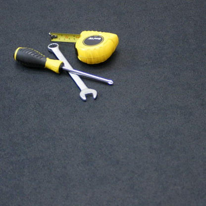 Rubber-Cal ReUz Rubber Flooring Rolls - 3mm x 48" x 30ft - Black