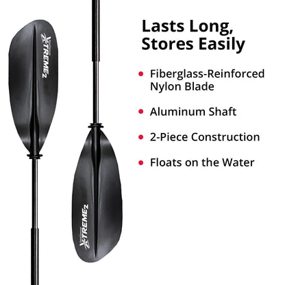 Perception Rambler 13.5 Tandem Kayak + SeaSense XTreme 2 Kayak Paddle