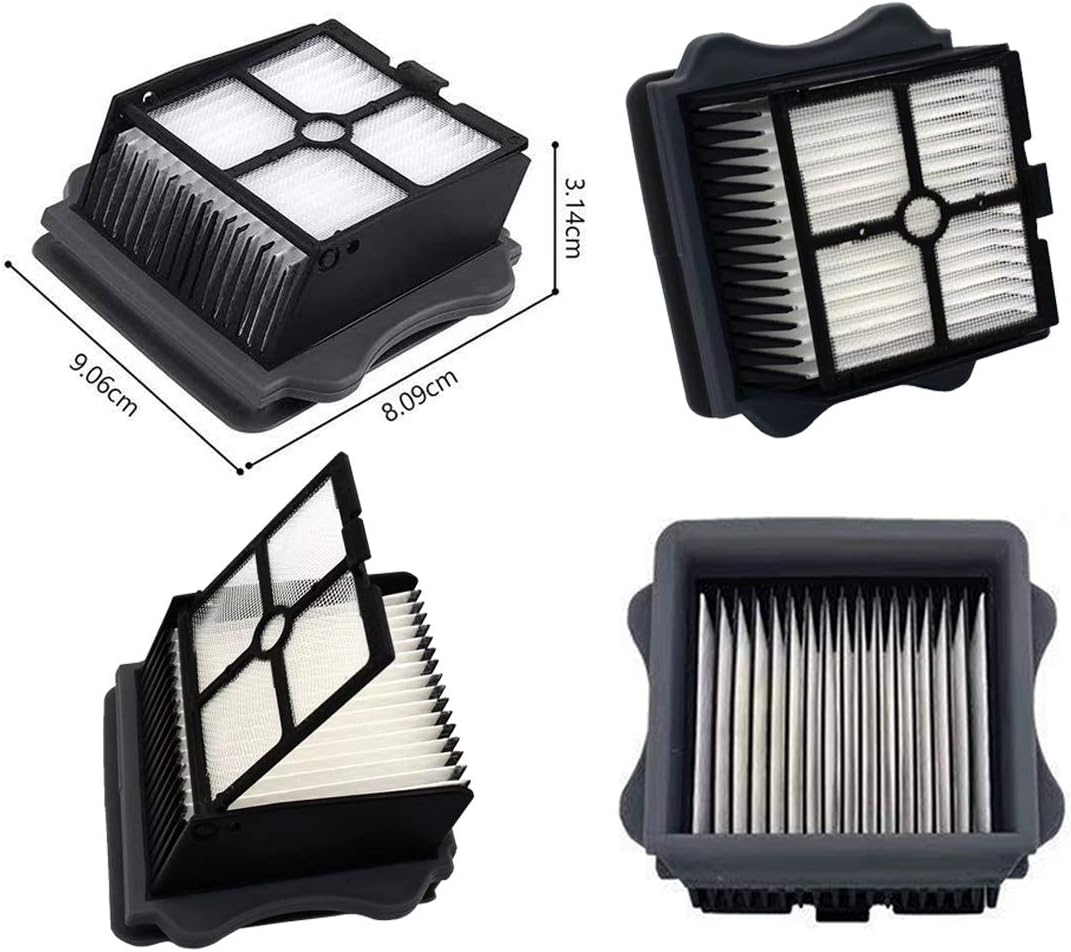 Home Times Brush Roller for Tineco S5, S5 Pro, Blue, 2 HEPA Filters Replacement Accessories (2 Brush Roller + 4 Filter)