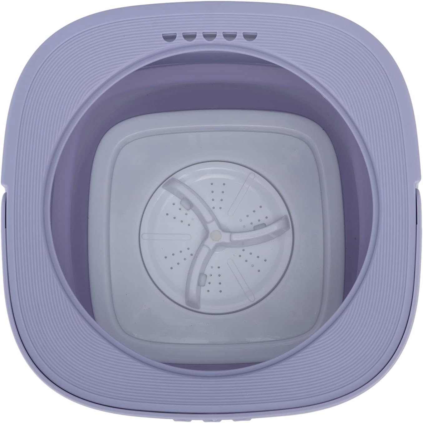 TOPINCN Foldable Washing Machine, Automatic Portable ABS Mini Washer, US Plug 100-240V for Travel