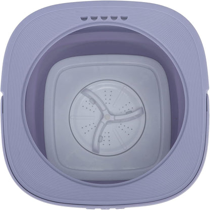 TOPINCN Foldable Washing Machine, Automatic Portable ABS Mini Washer, US Plug 100-240V for Travel