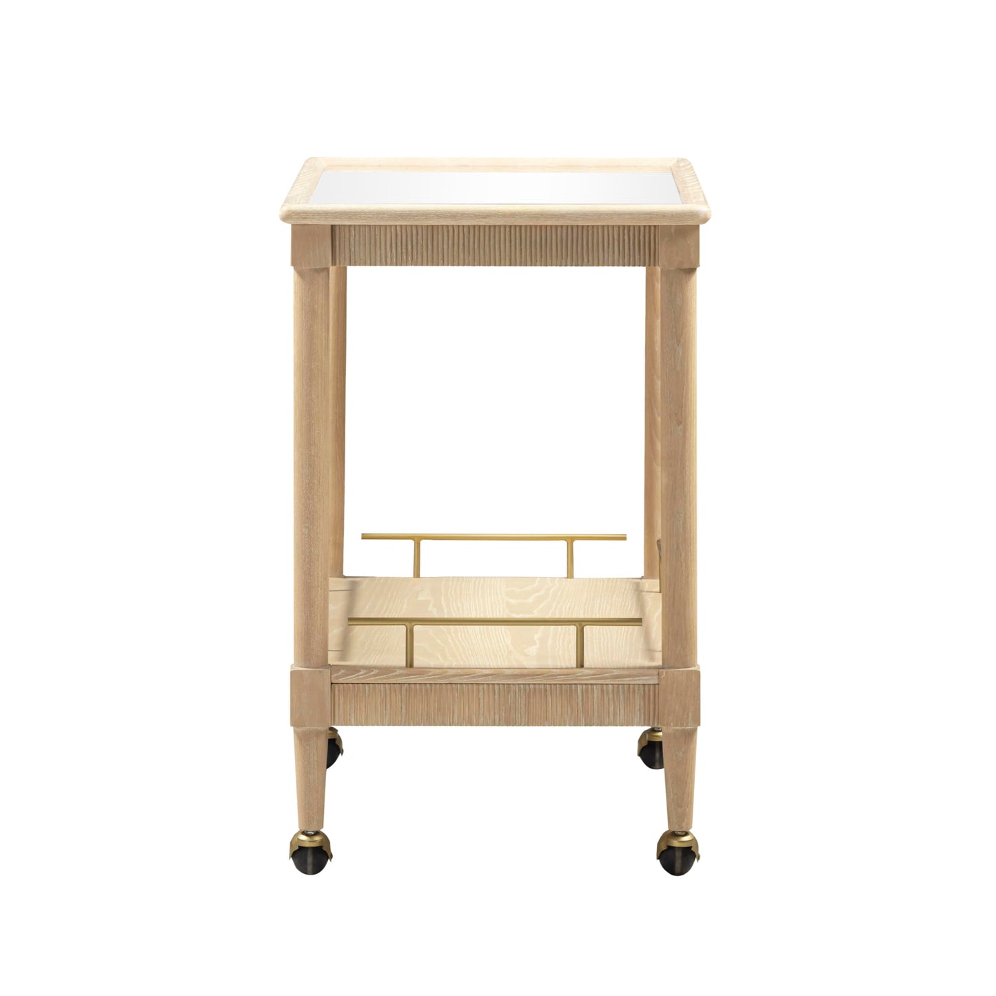 Tov Furniture Slosh Natural Ash Bar Cart