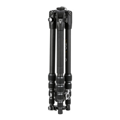 Vanguard VEO3T235CBP Carbon Fiber Travel Tripod with Ball Head, Removeable Pan Handle, and Quick Shoe with Built-in Smartphone Holder