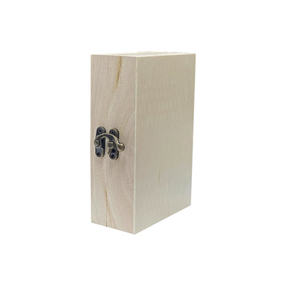 Cregugua 8 Pack 6 X 4 X 2 Inch Unfinished Wooden Box For Crafts Small Keepsake Box Treasure Chest Wood Jewelry Box