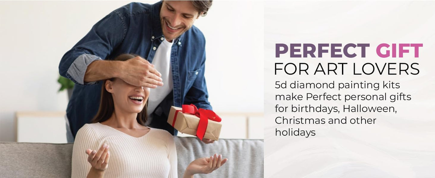 Syntego 12pcs 5D DIY Diamond Art Snowman Christmas Card Kits for Adults - Diamond Painting Christmas Greetings Cards