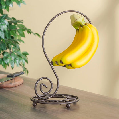 Home Basics Collection Scroll Banana Tree, Bronze