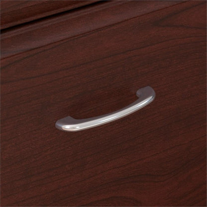 Bush Home Cabot 2 Drawer Lateral File Cabinet in Harvest Cherry, Home Office Chest for Letter, Legal, and A4-size Document Storage