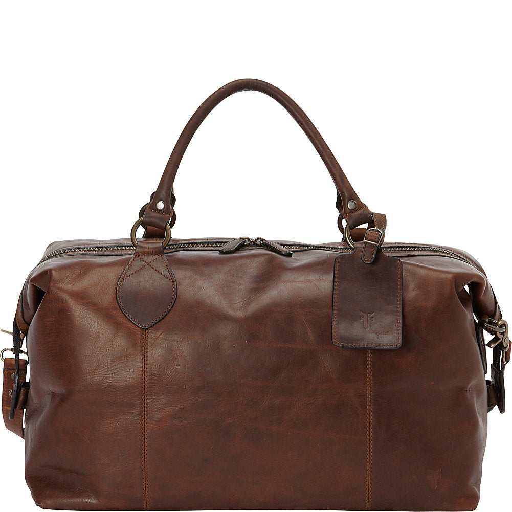 FRYE Men's Logan Overnight Duffle Bag, Cognac, One Size