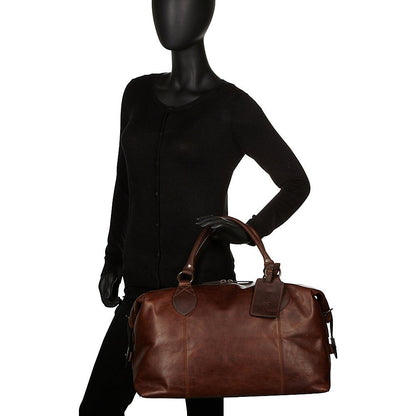 FRYE Men's Logan Overnight Duffle Bag, Cognac, One Size