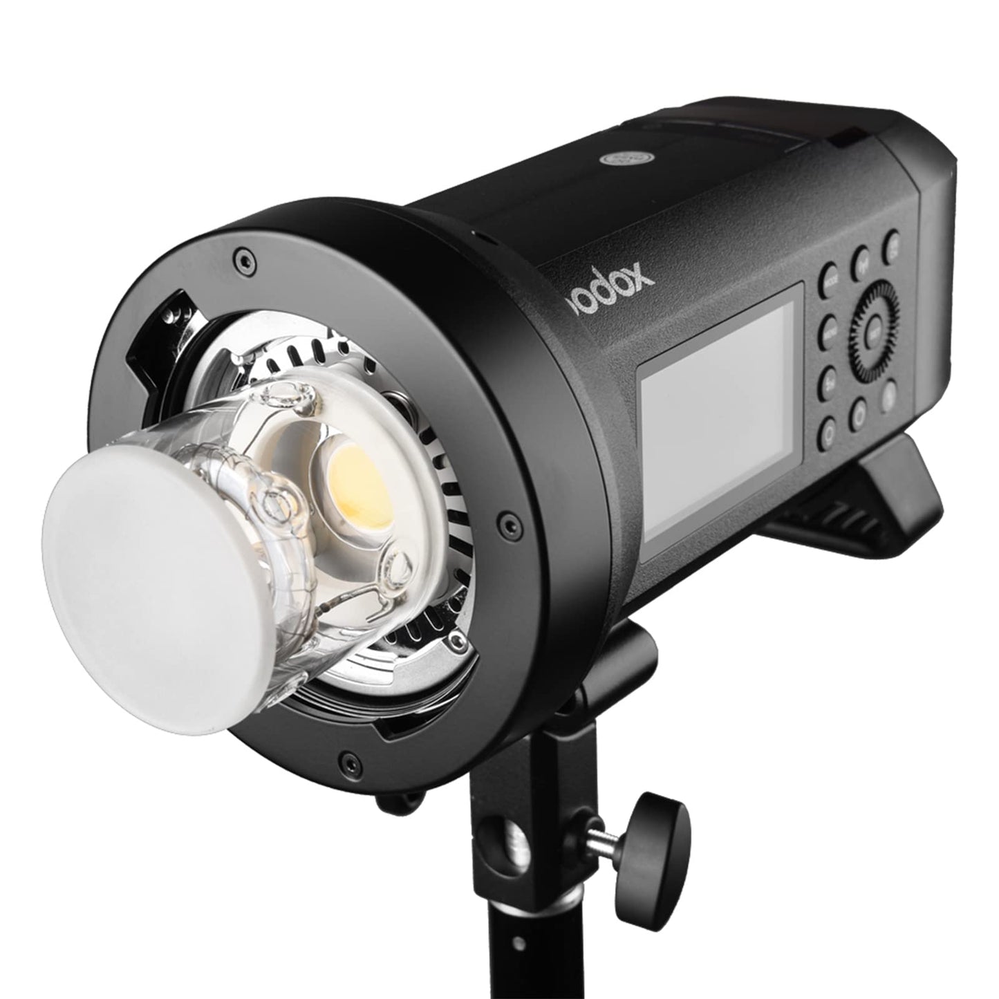 Godox AD400Pro 400Ws Studio Outdoor Strobe Flash Kit, TTL 1/8000s HSS 2.4G GN72 Monolight Light, Lithium Battery with AD-S65S 26"/65cm Godox Mount Grid Softbox, Barn door, Umbrella, Standard Reflector