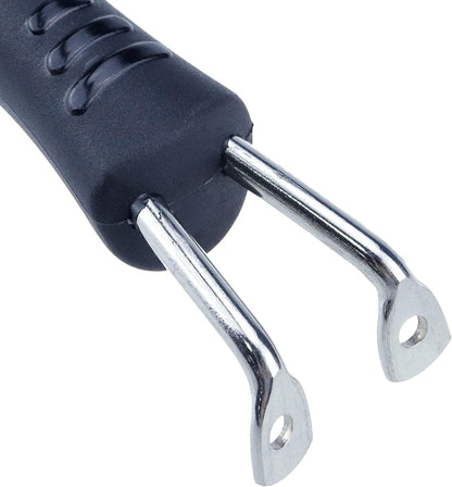 Universal Pot Handle, Bakelite Metal Replacement Cookware Handle with Screws and Screwdriver, 1Pcs (Black)