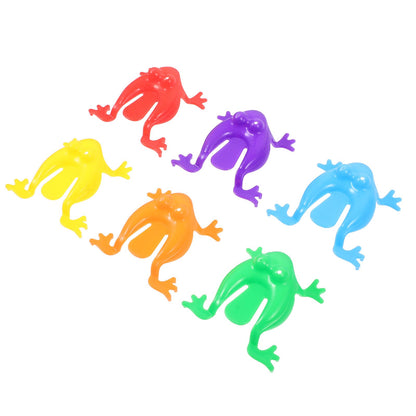 TOYANDONA 24Pcs Toy Plastic Jumping for Kids Children Toddlers Party Favors, Goody Bag Fillers, Random