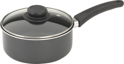 GoodCook Everyday Nonstick Sauce Pan w/Lid, 2 Quart, Black