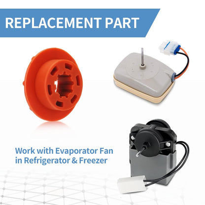WR02X12008 Refrigerator Evaporator Fan Motor Grommet for GE & Hotpoint Refrigerators, Replacement Parts