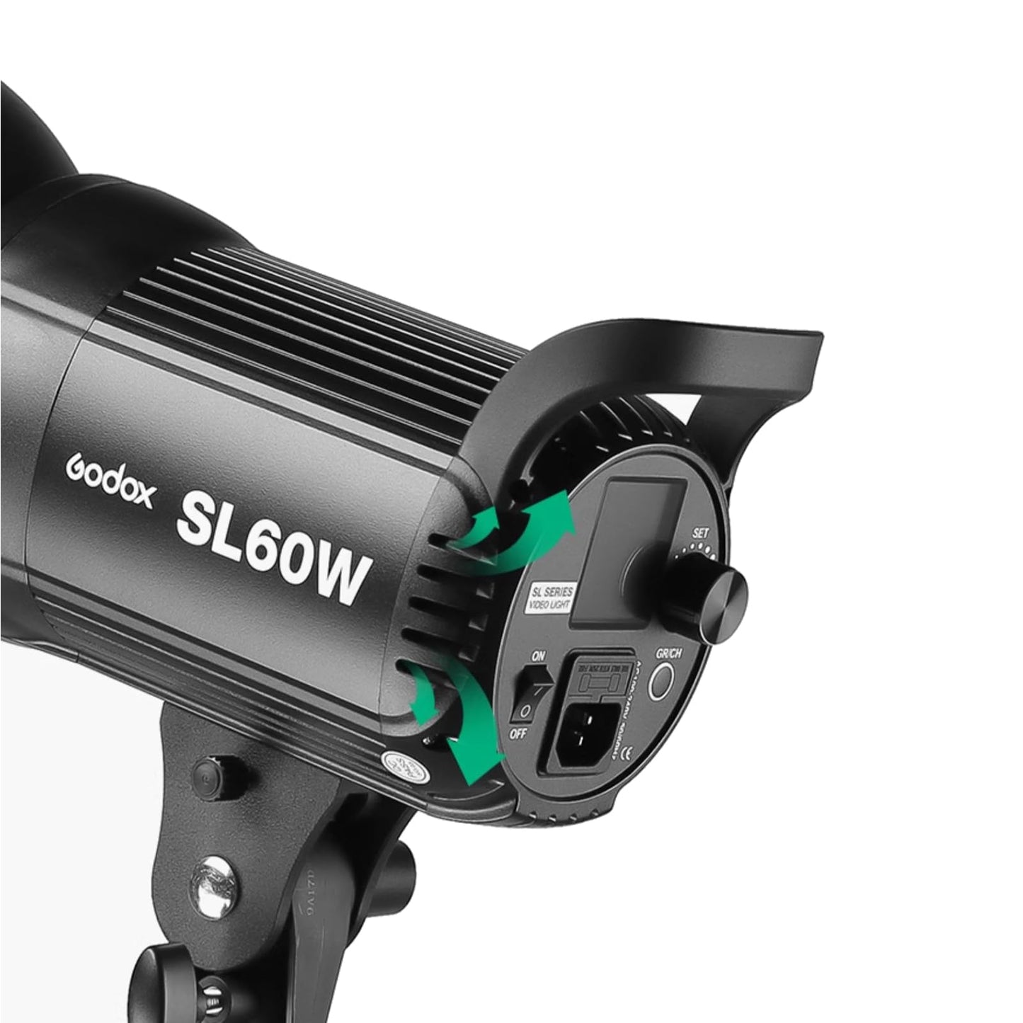 2pcs SL60W LED Video Light Kit with Softbox,60W Bowens Mount Studio Continuous Light Kit with Stand,Remote Control,Reflector,Brightness Adjustment for Video Recording,Wedding,Live Streaming