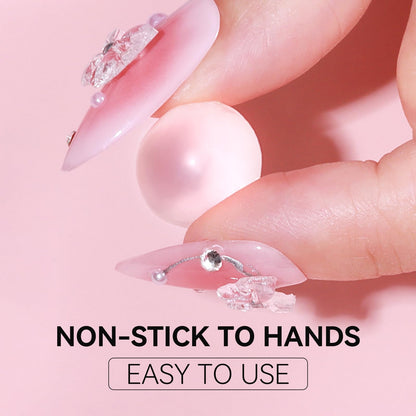 Makartt Clear Gel Builder Kit: Self-Levelling, Long Lasting Extension Hard Gels for Strengthener, Broken Nails Repair Gel Kit with Paper Forms, Dual forms, Nail File and Dual-End Brush 1.06 oz