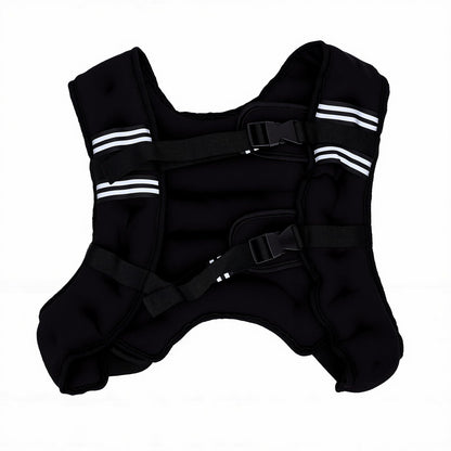 Luocute Weighted Vest, Adjustable Neoprene Body Weight Vest with Reflective Stripe for Men Women Strength Training Running Workout Jogging (5KG)