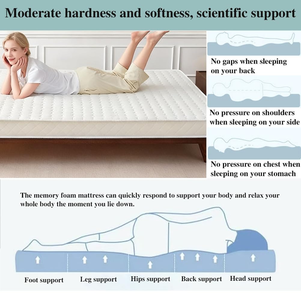 5cm 8cm Foldable Portable Futon Mattress – Breathable Tatami Floor Mat, Roll-up Guest Bed, Camping and Outdoor Sleeping Mattress Blue 5cm 200x220cm