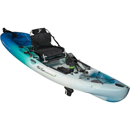 Old Town Ocean Kayak Malibu ePDL+ 120 Solo Sit-on-Top Recreational Pedal & Cruise Control Kayak, 12 ft, Horizon