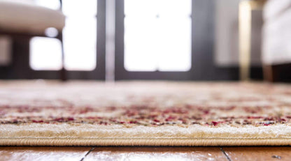 Unique Loom Voyage Collection Traditional Oriental Classic Intricate Design Area Rug (8' 0 x 10' 0 Rectangular, Ivory/Gold)