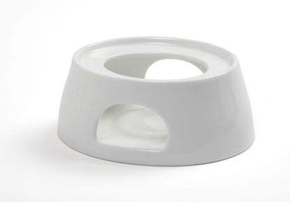 Norpro Porcelain Gravy Sauce Boat with Stand and Candle