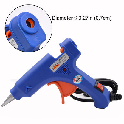 20W Hot Melt Glue Gun & Mini Sealing Wax Stick-Dirty Pink
