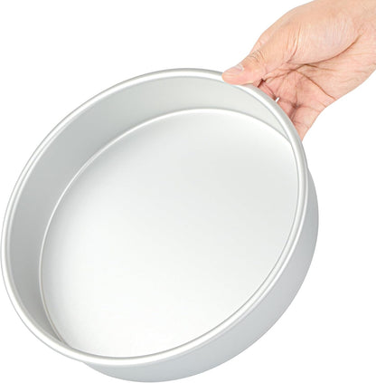 Restaurantware-Met Lux 9 x 2 Inch Straight-Sided Baking Tin, Oven-Ready Anodized Aluminum Round Cake Pan