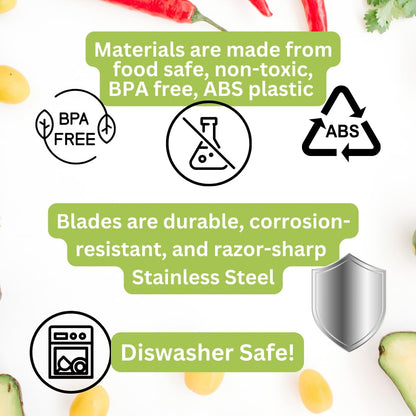 Amazin Goods All-in-One Vegetable Chopper & Prep Station - Multifunctional Food Chopper, Mandoline Slicer, Cheese Grater, Egg Separator, Built-In Cutting Board & Storage Container for Meal Prep