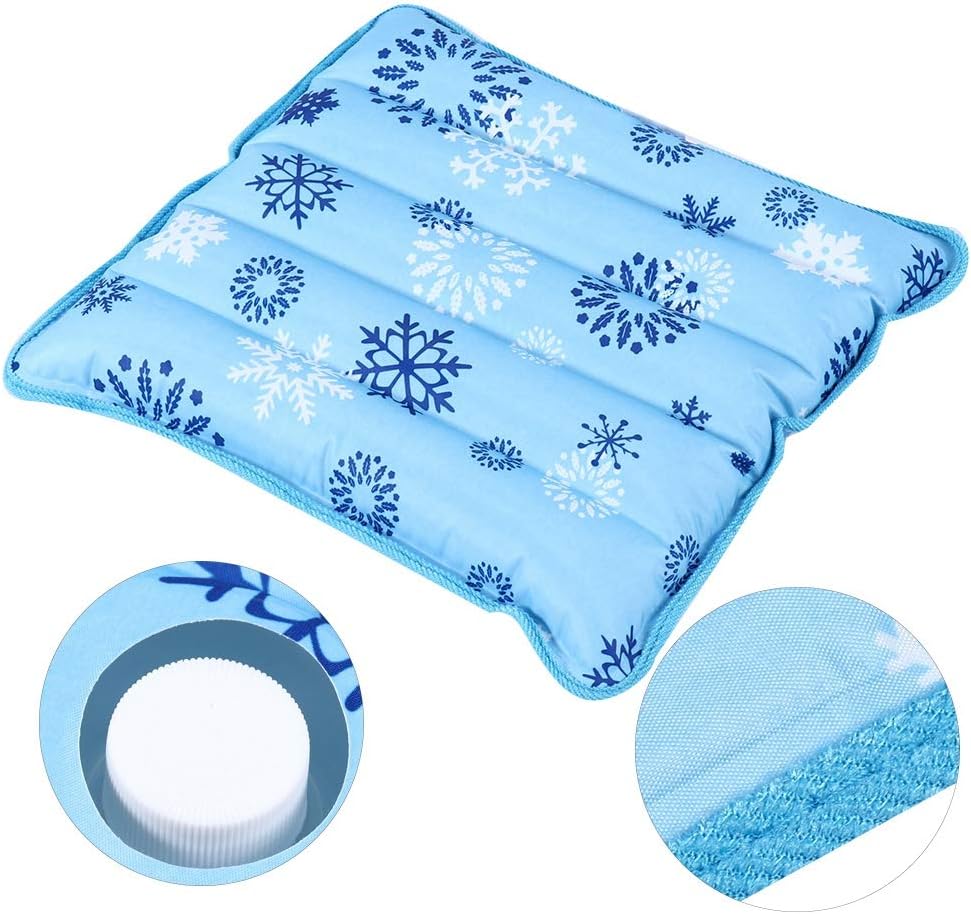 Cooling Mat, Cool Pillow Ice Pillow, Water Filling Ice Pillow Chair Pad, Multifunctional Waterproof Ice Pillow for