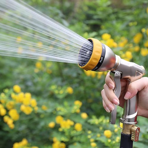 FANHAO Heavy-Duty Garden Hose Nozzle - Durable Design for Efficient Watering
