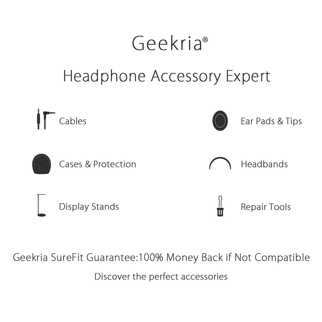 Geekria Foldable Wall Mount Headphones Holder, Headset Wall Hanger, Aluminum Wall Mount Hook, Hold Up to 1KG with 3M Tape, 20KG with Screws, Stand Come with Headband Protective Pad (2pcs)
