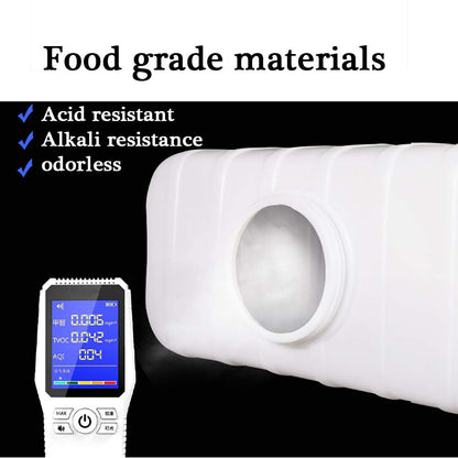 SXKJDM Large Plastic Water Storage Tanks Emergency Water Storage 50L/80L/110L/200L Camping & Hiking Water Storage Water Container Multifunctional Water Tank(Size:50L/13.2gallon)