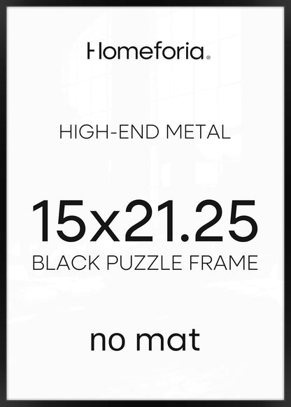 15x21.25 15 21.25 21.25x15 15by21.25 Set 1 Homeforia Black Puzzle Frame, High End Metal x Picture Frames without Mat