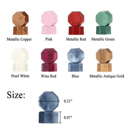 Yoption 360 Pcs Metallic Antique Gold Sealing Wax Beads Set for Wax Seal Stamp with Candles and Melting Spoon
