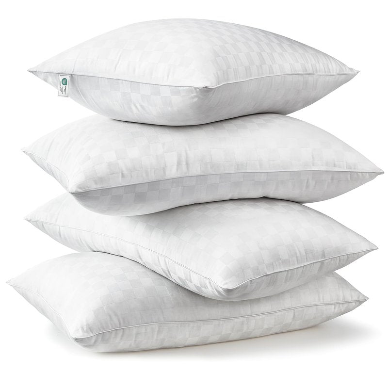 Swandream Pillows Standard Size Set of 4 Soft and Skin Friendly | Down Alternative Pillow for Back, Stomach or Side Sleepers, 20x26 Inches