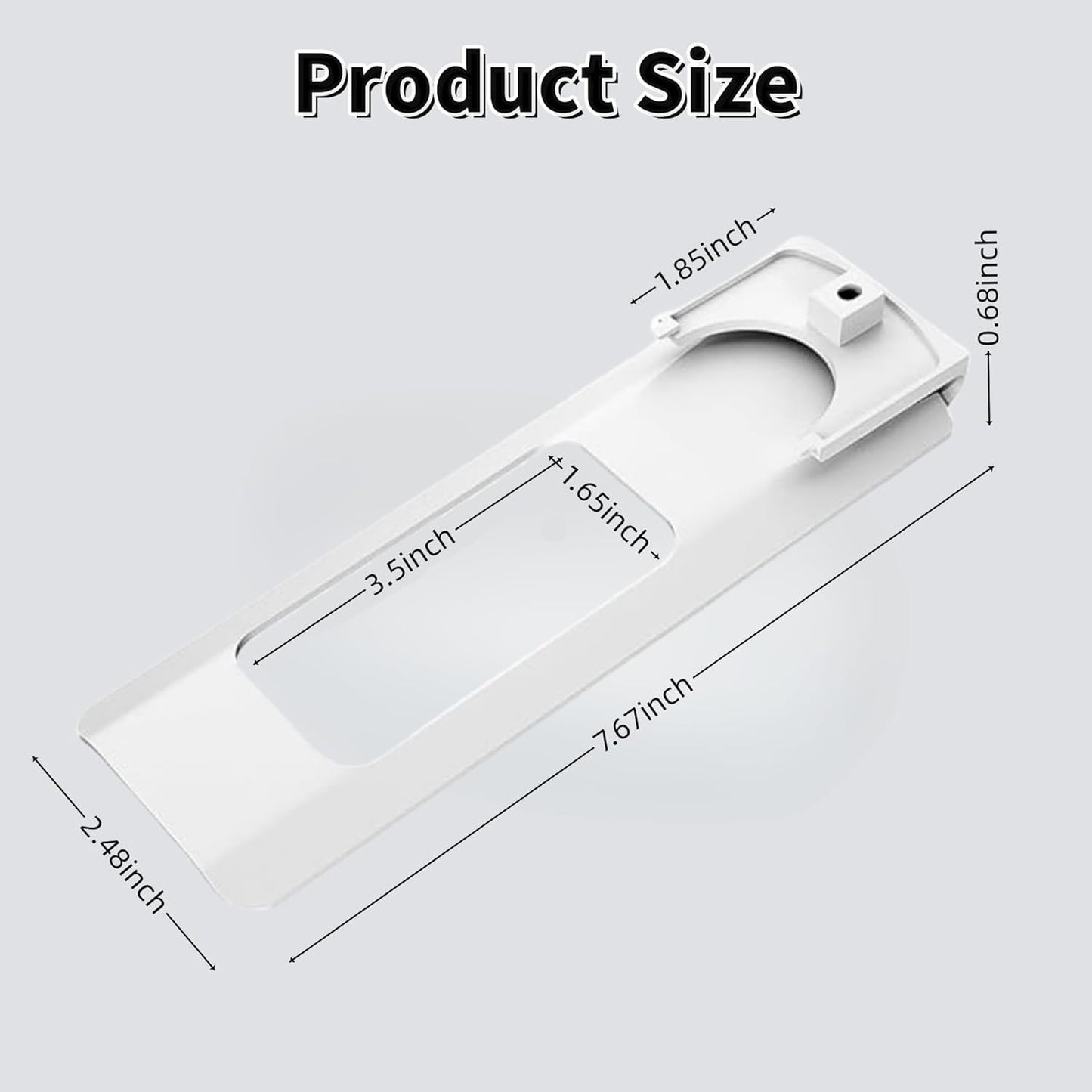 Jxueych White Water Dispenser Lever for Refrigerator Interior, Hand Free Handle, One-handed Portable Operation,