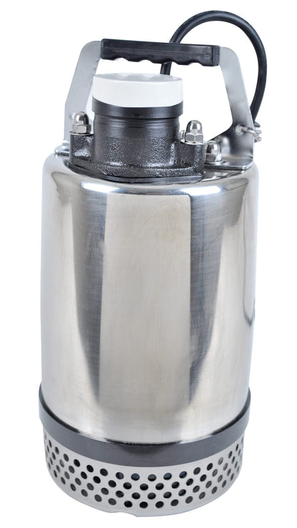 Little Giant FS-750 115-Volt, 4800 GPH, 1 HP Heavy-Duty Manual Stainless Steel Submersible Utility Pump with 20-Ft. Cord, Steel, 620241