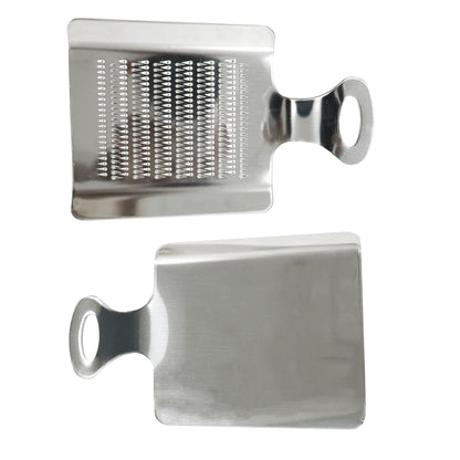 4.3" x 3"Inch Stainless Steel Nutmeg Chocolate Ginger Peeler, Mini Kitchen Grater, Food Grade Spice, Garlic, Wasabi Grater for Baking Cooking Seasoning
