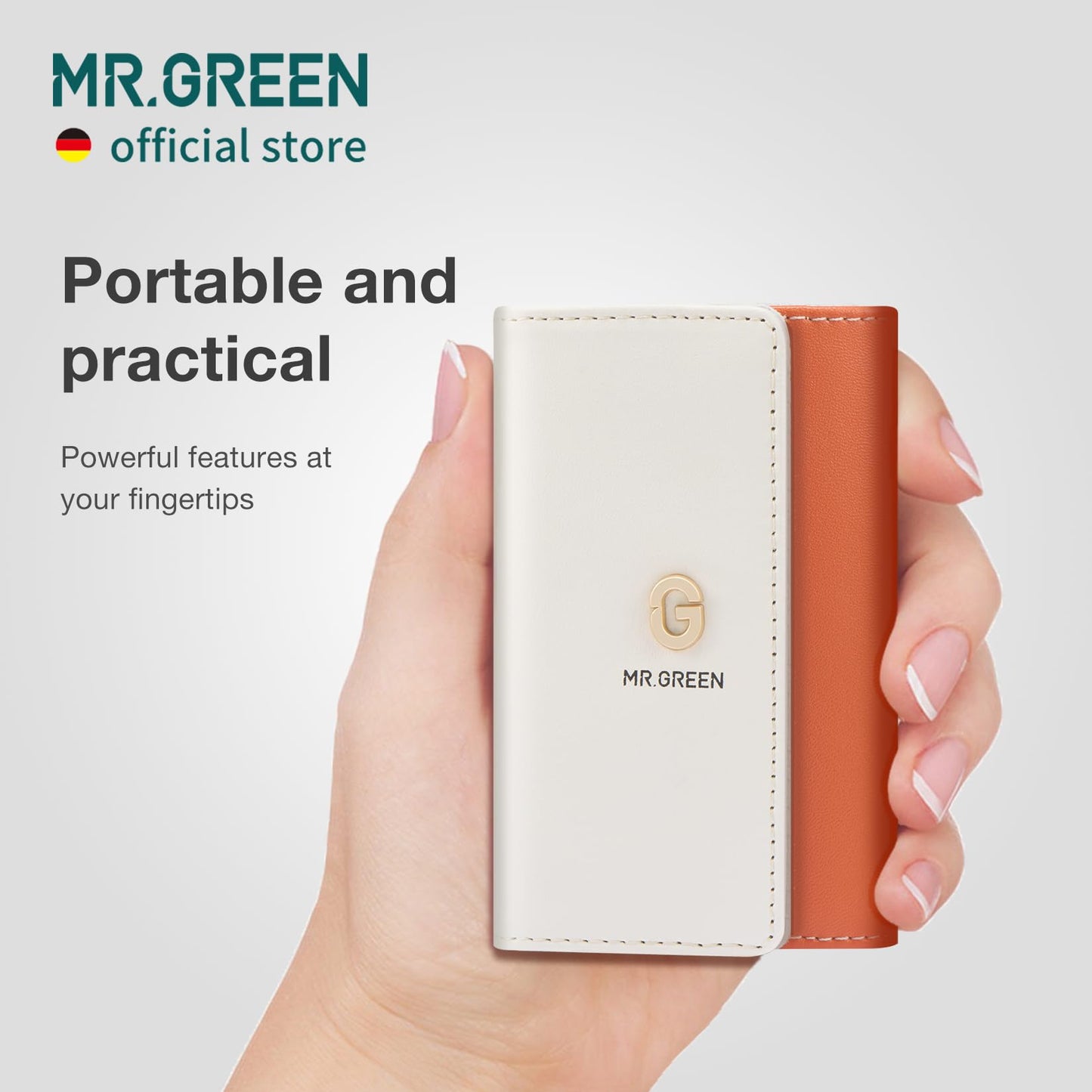 MR.GREEN Colorful Manicure Set Practical Pedicure Kits Nail Clippers Personal Care Tools Facial Hair Scissors with Fashion Case (Mr-6681 Green)