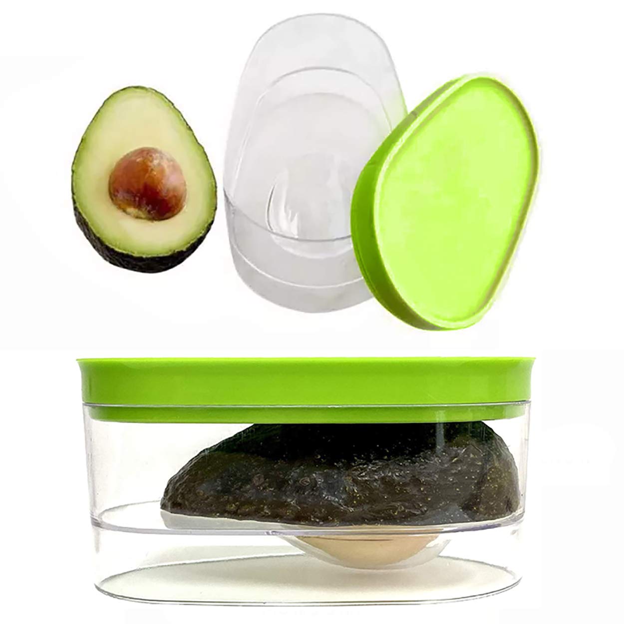 Avocado Slicer 3 Piece Set - Avocado Slicer Tool, Cutter, Knife, Peeler, Pitter, Cuber, Dicer & Avocado Keeper For Everything That You Will Ever Need For Your Avocados