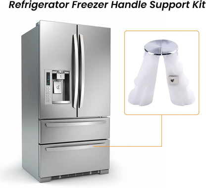 DA61-07540A Freezer Door Handle Support Kit, Compatible with Refrigerator Freezer Door Handle for AP5578979 3160453