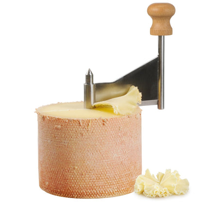 Homoyoyo Cheese Curler Wheel: Stainless Steel Cheese Butter Chocolate Shaver to Create Beautiful Rose-Shaped Cuts Revealing Its Rich Flavor for Restaurants, Cafes, Dessert Shops, Home (Slicer Only)