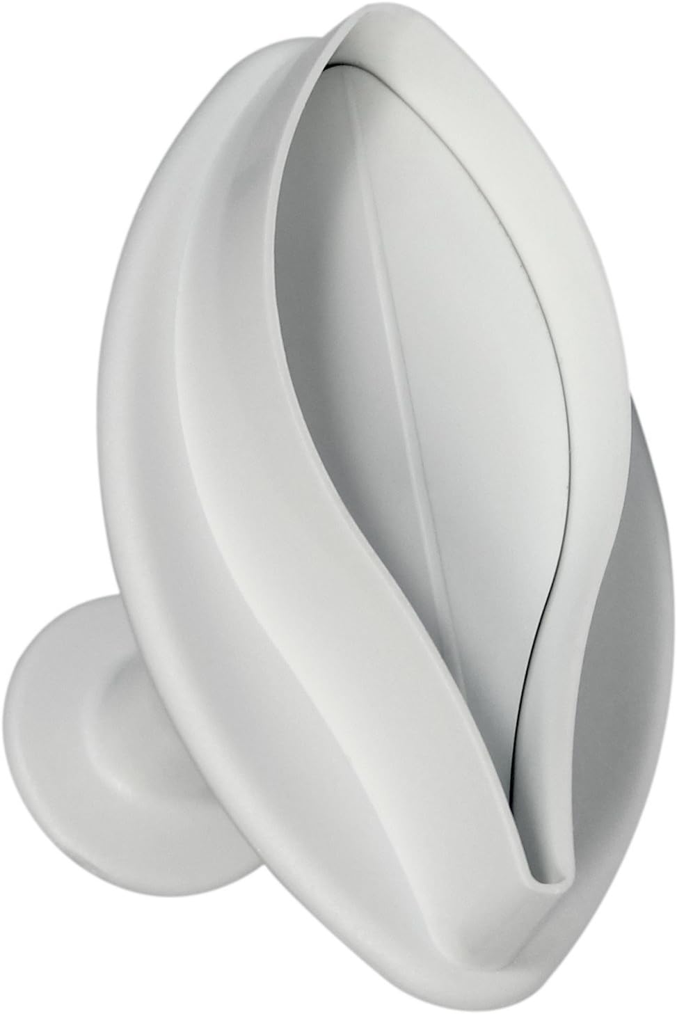 PME LY1002 Veined Lily Plunger Cutters, Set of 2, Large Size, White