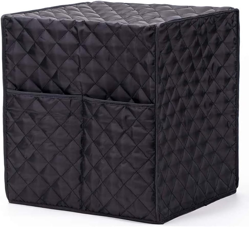 COOSOO Coffee Maker Cover, Washable Stain Resistant Covers with Storage Pocket, Dust Protection for Kitchen Appliances
