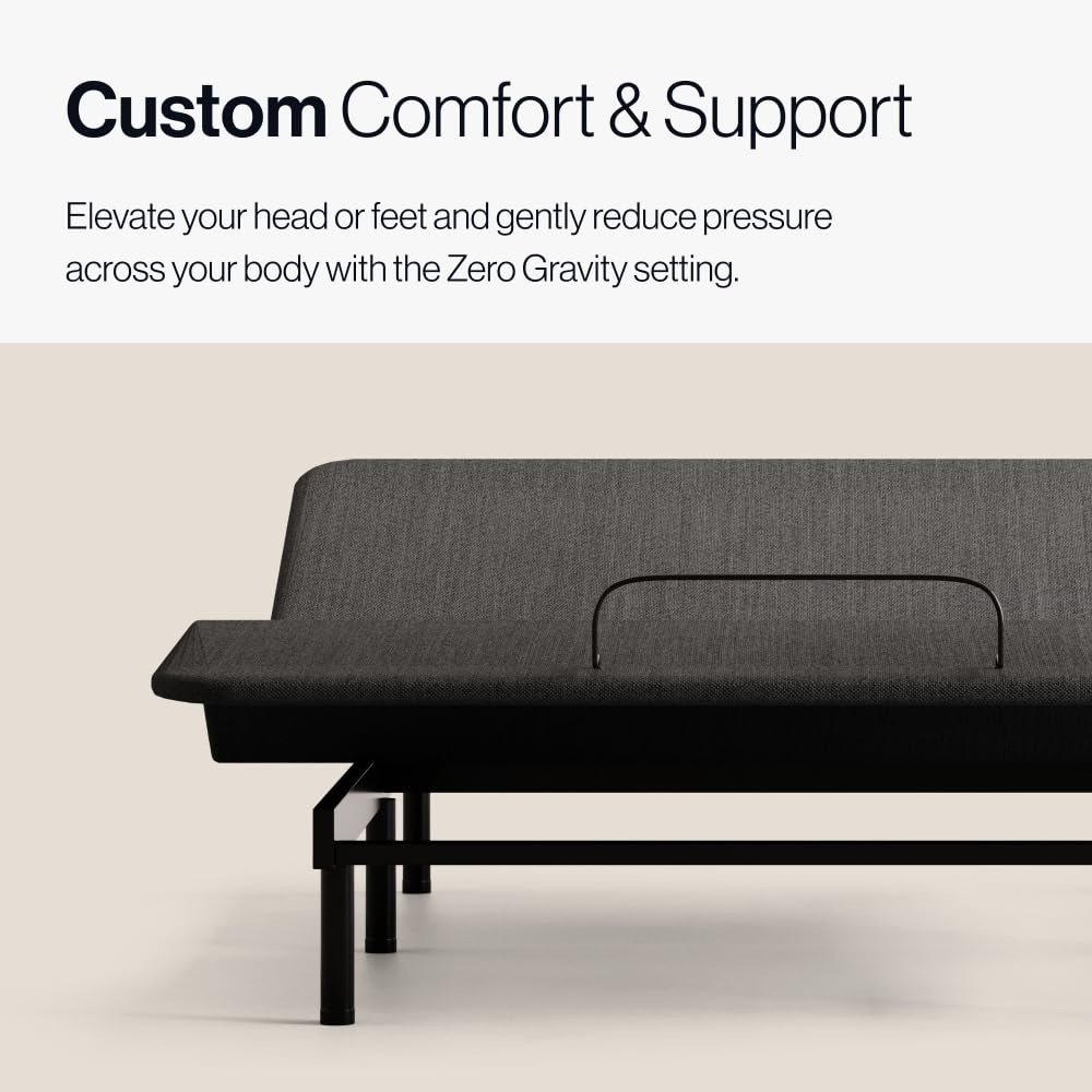 Adjustable Comfort Classic Adjustable Base - Twin XL - Head & Foot Incline - Wireless Remote with Memory - Easy Set Up - Zero Clearance - Zero Gravity - Durable Frame