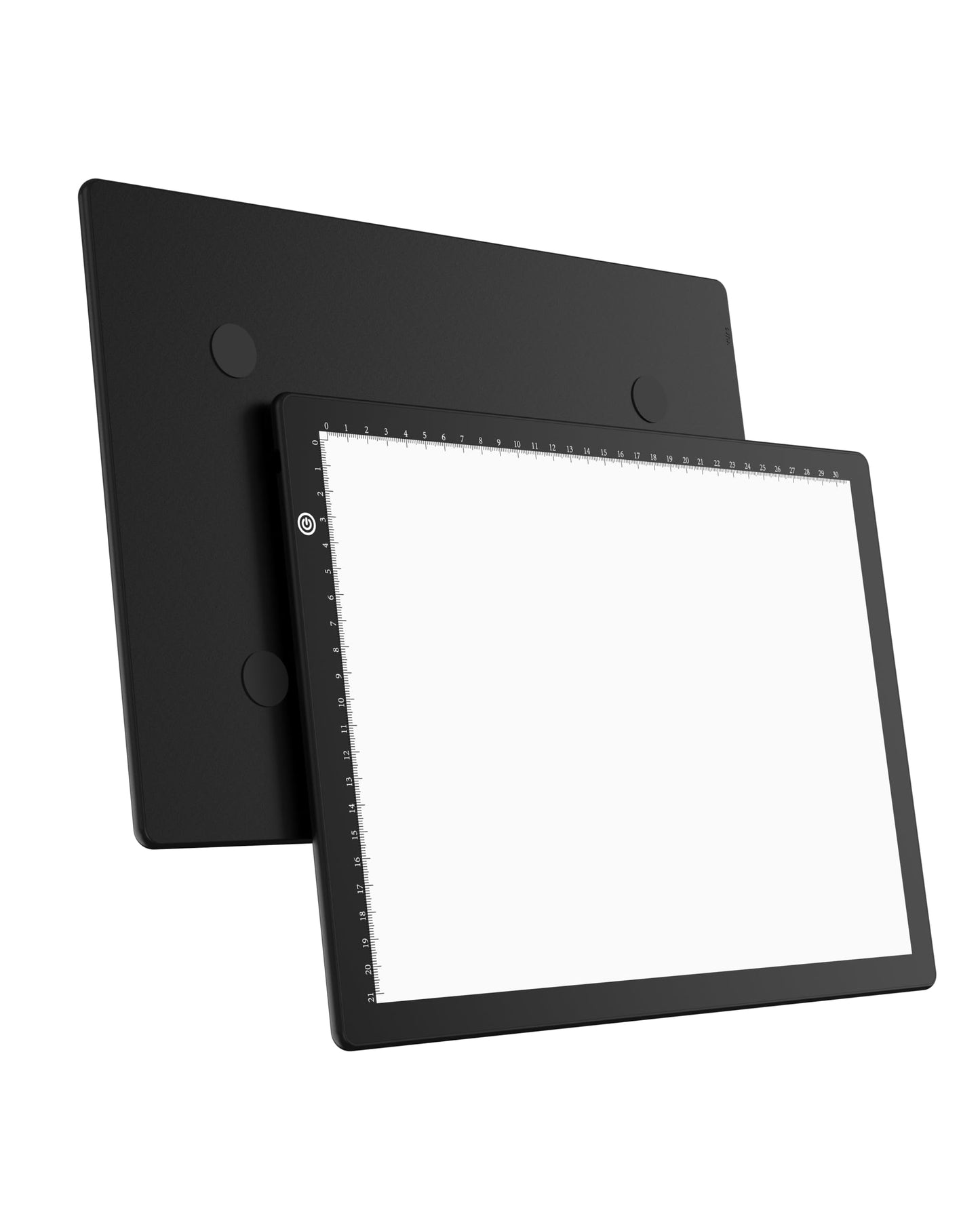 A4 LED Tracing Light Box丨Light Pad - Copy Board with Full-Edge Ruler Frame丨3 Adjustable LED, Premium Acrylic for Art, Drawing, Sketch, Animation, Design, Tattoo, Diamond Painting, X-ray Viewing