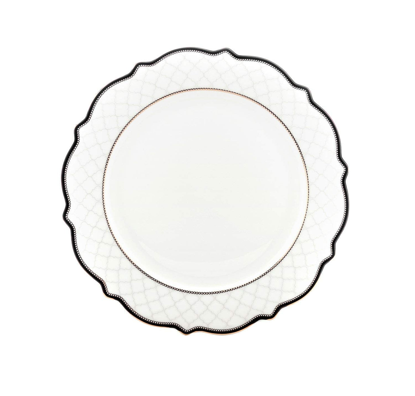 Euro Porcelain 57-pc Banquet Dinnerware Set, Luxury Bone China Tableware, Service for 8 (6664-3) 6664-20