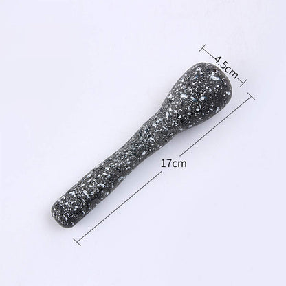 Leoyee Garlic Press, Mortar and Pestle, Easy to Clean Mini Garlic Grinding Tool Kitchen Tool Food, Squeezer Garlic Press