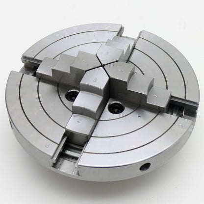 Wood Lathe Chuck, 6 inch 4 Jaws, Self-Centering Lathe Chucks for Woodturning, 4 Jaw Chuck for Wood Lathe 1 x 8TPI Thread
